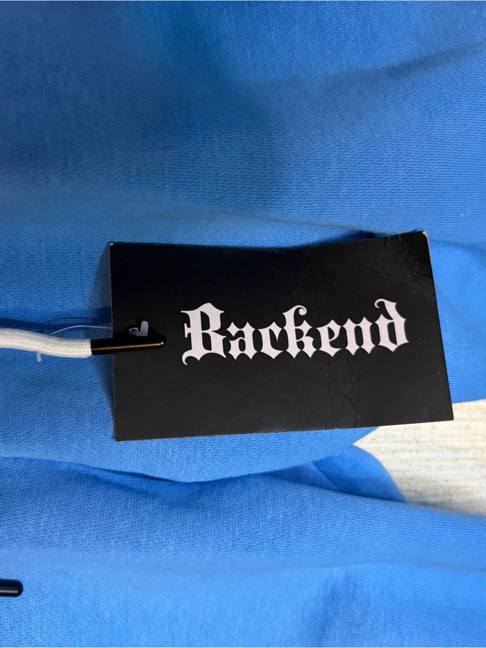 Backend Original Blue Racing Team Athletic Fleece Cargo Shorts for Men - Picture 6 of 11